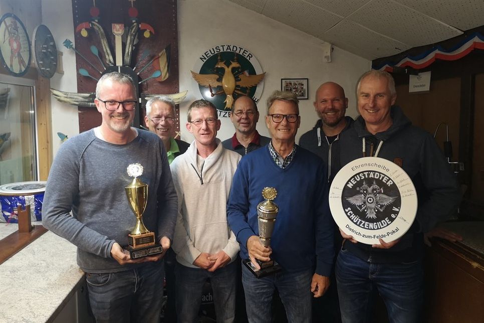 Die Gewinner der Neustädter Schützengilde.