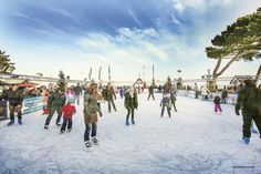 Die „Dünenmeile on Ice“ geht in diesem Jahr in die 9. Saison und ist ein beliebter Treffpunkt bei Jung und Alt. (Foto: Veranstalter)