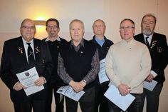 Die geehrten Mitglieder der Marinekameradschaft Neustadt.