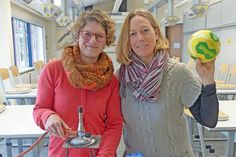 Dina Felsberg und Katja Bruhns leiten ab dem Sommer die neuen Profilklassen NaWi und Sport und haben für die angehenden Fünftklässler eine Menge an praktischem Unterricht mit viel Spaß vorbereitet.