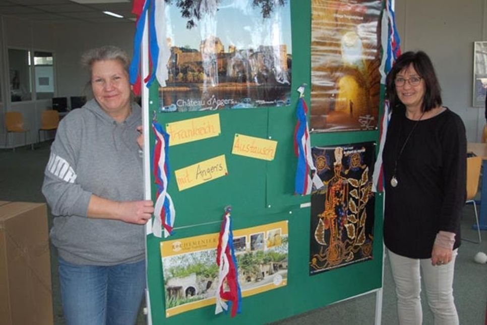 Jutta Glänzer  und Susanne Voss betreuten das ungewöhnliche Projekt