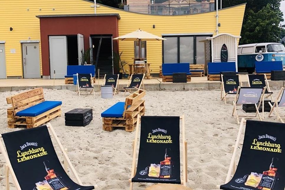 Die Strandkiste hat ab sofort geöffnet.