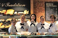 Das freundliche Verkaufsteam der Landbäckerei Puck im Gruber Stammhaus.