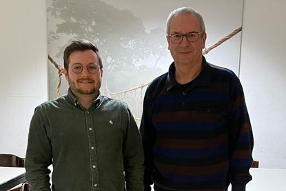 Maximilian Burger (lks.) übernimmt den Vorstandsvorsitz von Peter Zink.