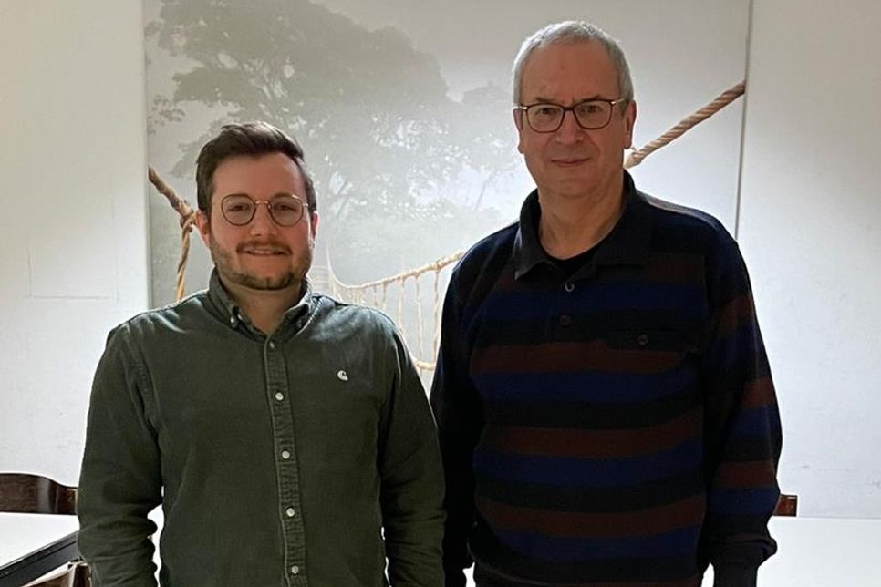 Maximilian Burger (lks.) übernimmt den Vorstandsvorsitz von Peter Zink.