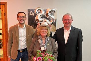 von links nach rechts: Oliver Schwartz (2. Vorsitzender, Marianne Carbuhn (1. Kassenwartin), Thomas Nölting (1. Vorsitzender)
