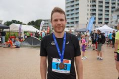 Sieger Halbmarathon: Simon Bong aus Hamburg.