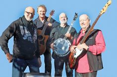 Premiere: Als mögliche neue Location für ihre Live-Konzerte haben sich die Jungs der Timmendorfer Skiffle Group das Herrenhaus Stockelsdorf ausgeguckt. (Foto: Timmendorfer Skiffle Group)