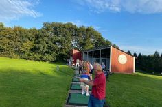 Beim Golf-Schnupperevent konnte auch der Abschlag geübt werden.
