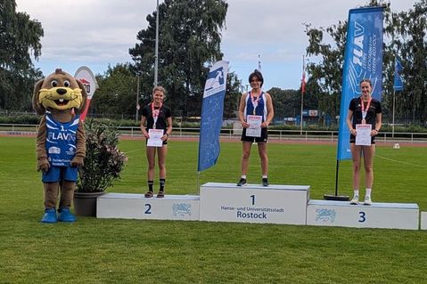 Norddeutsche Meisterschaft in Rostock mit Pia Feline Loors auf dem 2. Platz.