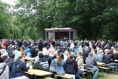 Eine wunderschöne Kulisse für eine spektakuläre Show.