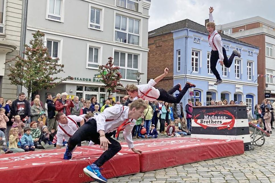 Ein echtes Highlight: die Kapriolen der MadnessBrothers aus Plön.