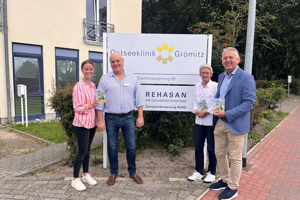 Grömitzer Welle sponsert „Junior-Hefte“ für die Gäste der Ostseeklinik Grömitz.