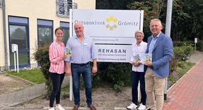 Grömitzer Welle sponsert „Junior-Hefte“ für die Gäste der Ostseeklinik Grömitz.