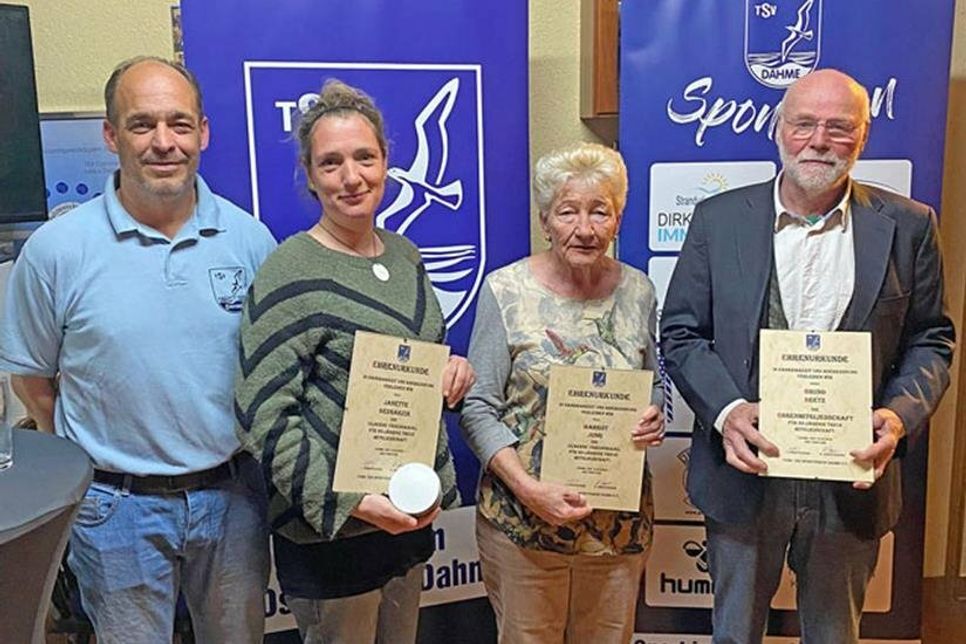 v.lks. Andrew Bednarzik, Janette Bednarzik, Margot Jung, Bruno Reetz
