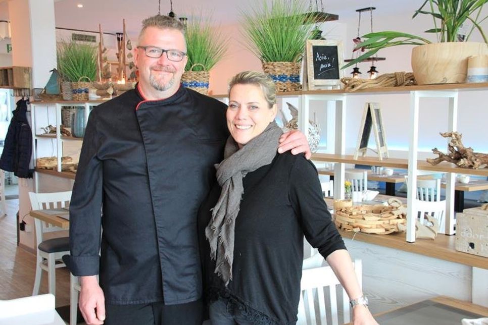 Sie leben Gastronomie mit Herz und Seele - Peggy Henk und Chefkoch Frank Dykhuis.