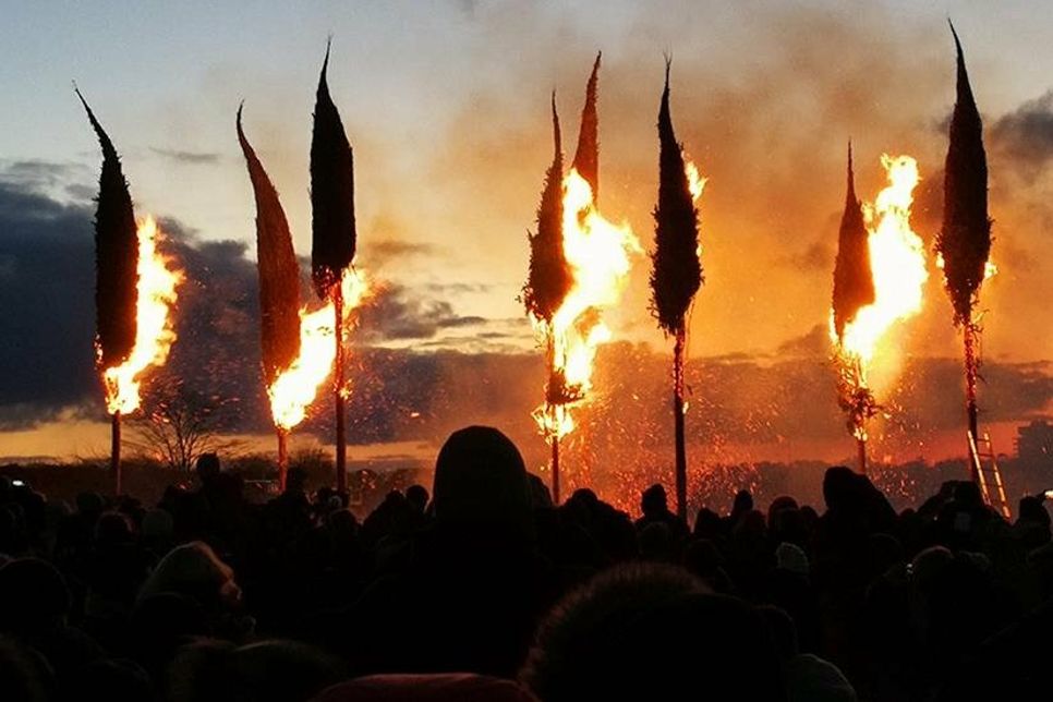 Am kommenden Samstag findet wieder das beliebte Fackelfest am Niendorfer Freistrand statt.