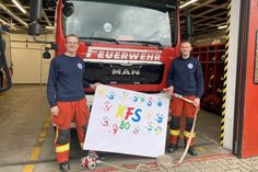 David Siegmund - Leiter der KFS80 und Felix Reichert - stellvertretender Leiter der KFS80 (v. lks.).