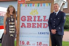 Laura Hopp mit Adjutant Johannes Martinsen.