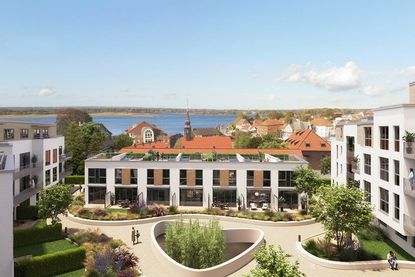 Die Innenansicht des Quartiers.