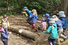 Die „Wanderratten“, Naturgruppe des Mönkeberger Gemeindekindergartens, haben den Erlebniswald auf dem Stangenberg längst für ihre Ausflüge entdeckt.