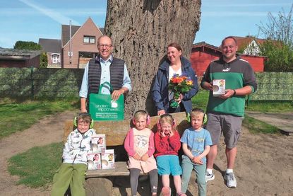 Der AWO Kindergarten „Kunterbunt“ bedankte sich bei Familie Geßner für die Spende und das Engagement für die jüngsten Mitglieder der Gemeinde. (Foto: AWO Schleswig-Holstein)