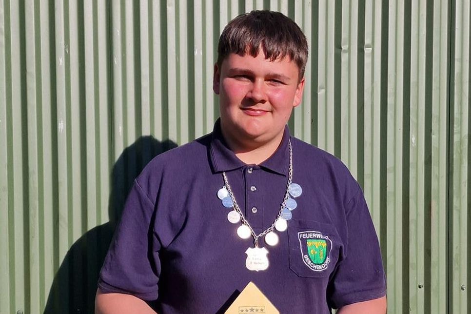 Jugendkönig Julien Bock.