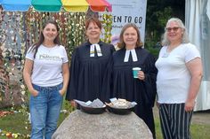 Das Team vom letzten Jahr mit Pastorin Adela Jártimová, Pastorin Kristina Warnemünde, Pastorin Anne Smets und Prädikantin Katja Elstner (v. lks.).