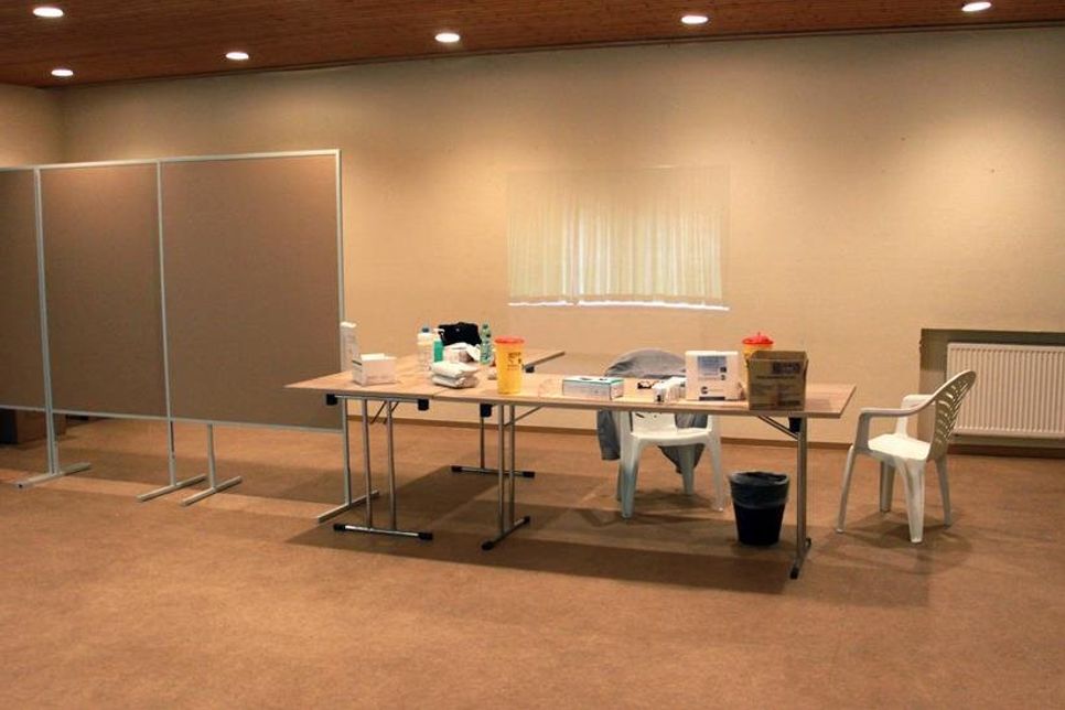 Ein Blick in den Testbereich.