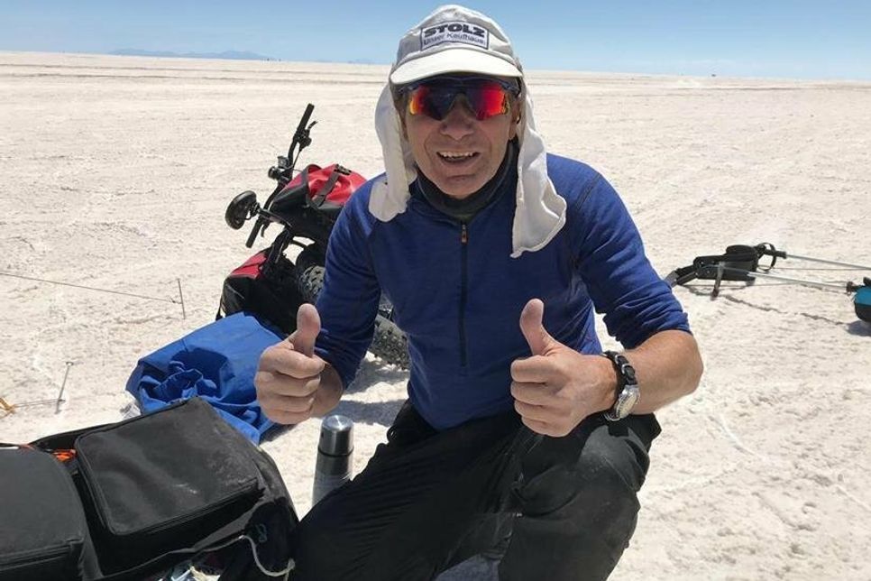 Mr. Extremsport Wolfgang Kulow. Von Kindheit an liebt er das Abenteuer.