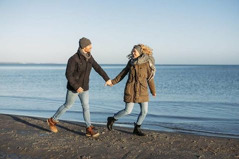 Winterspaziergang in Haffkrug. (Foto: www.luebecker-bucht-ostsee.de)