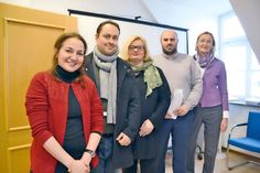 Bürgermeisterin Hatice Kara (von links) mit den Rechtsanwälten Sven Markus Kockel, Berit Ambrosius, Johannes Meyer und Hildegard Przybyla. (Foto: René Kleinschmidt)