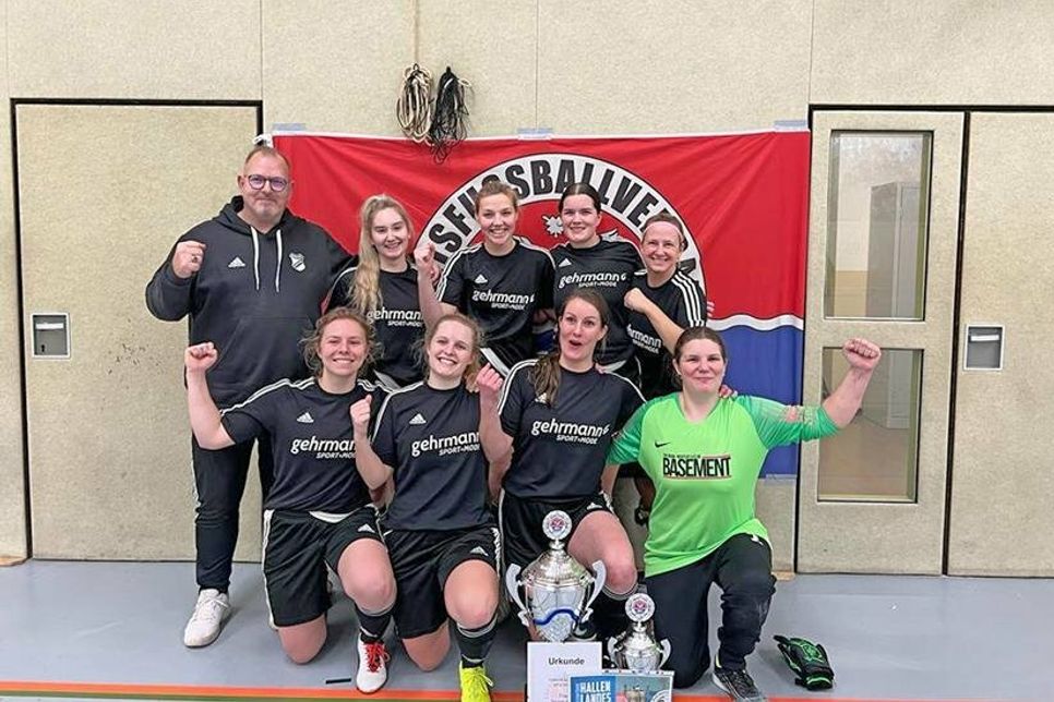 Das siegreiche Damen-Team von Fortuna Bösdorf.