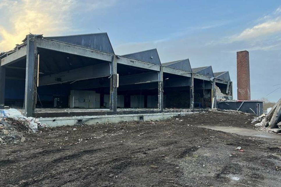 Nur noch das zackige Dach erinnert an das "Bambu".