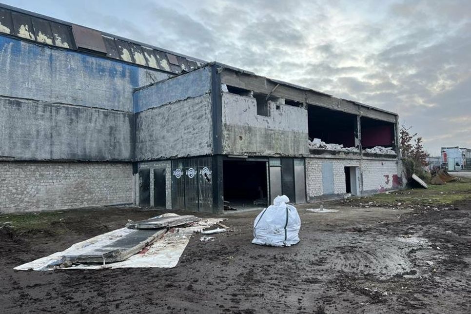 Der alte Eingangsbereich der Dschungeldiskothek.