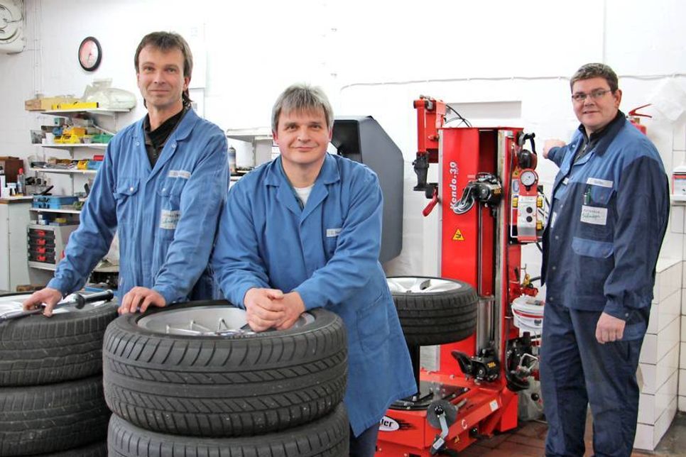 Christian Schnoor, Dirk Markmann und Maik Steffen (v. lks.).