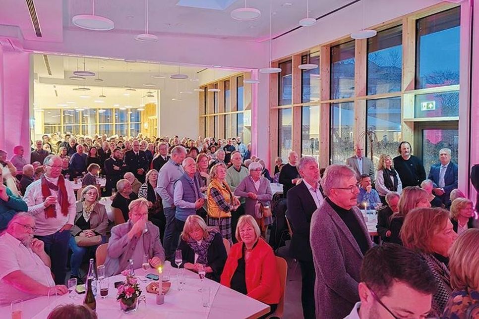 Zum ersten Mal fand der Neujahrsempfang von Scharbeutz im Haffhuus in Haffkrug statt und rund 400 Gäste folgten der Einladung.