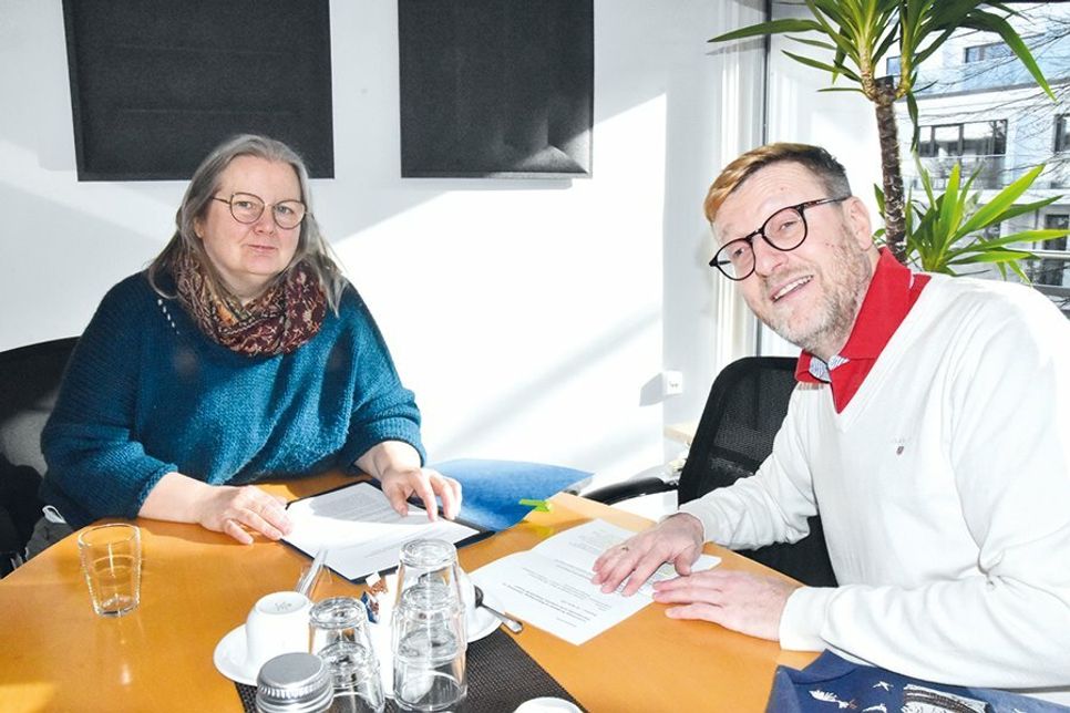Klimaschutzmanagerin Regine Maaß und Bürgermeister Sven Partheil-Böhnke berichteten dem „reporter“ über die Ergebnisse der Klausurtagung.