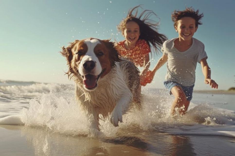 Fast 90 Prozent der europäischen Haustierbesitzer nehmen ihren Hund mit in den Urlaub.