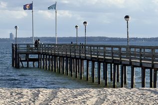 Die Seebrücke in Pelzerhaken.