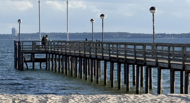 Die Seebrücke in Pelzerhaken.