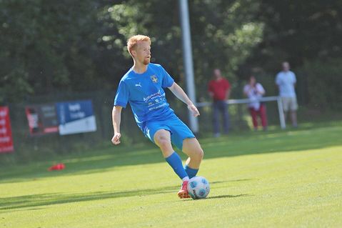 Philip Kunert stand in Kiel erstmals nach seiner langen Verletzungspause wieder auf dem Platz.