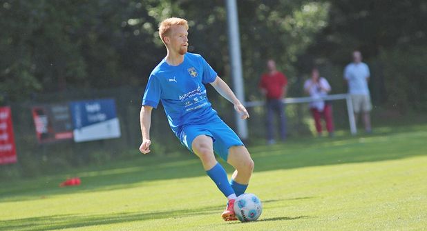 Philip Kunert stand in Kiel erstmals nach seiner langen Verletzungspause wieder auf dem Platz.