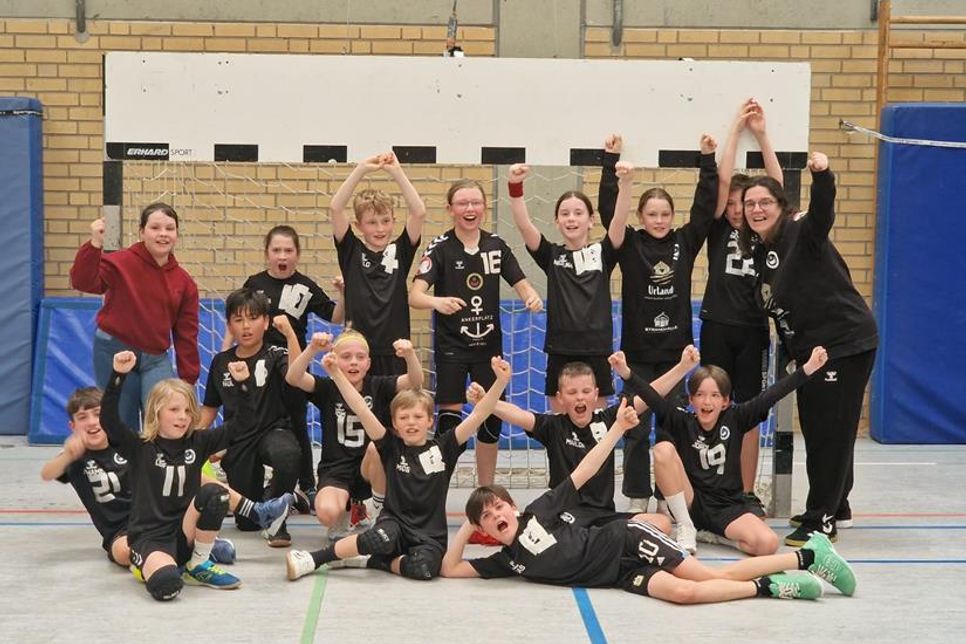 Die Meistermannschaft der männlichen E-Jugend 2.