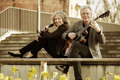 Anette Lübke mit Sebastian Strack.