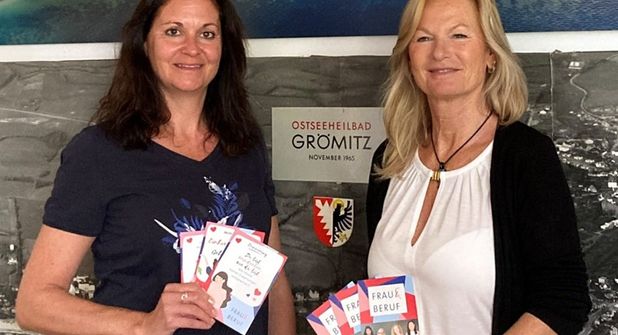 Britta Müller (re.) vom Projekt „Frau&Beruf“ und die ehrenamtliche Gleichstellungsbeauftragte Verena Schnitzler.