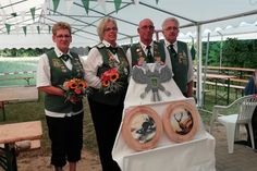 Neue Könige der Kasseedorfer Schwentine-Schützen.