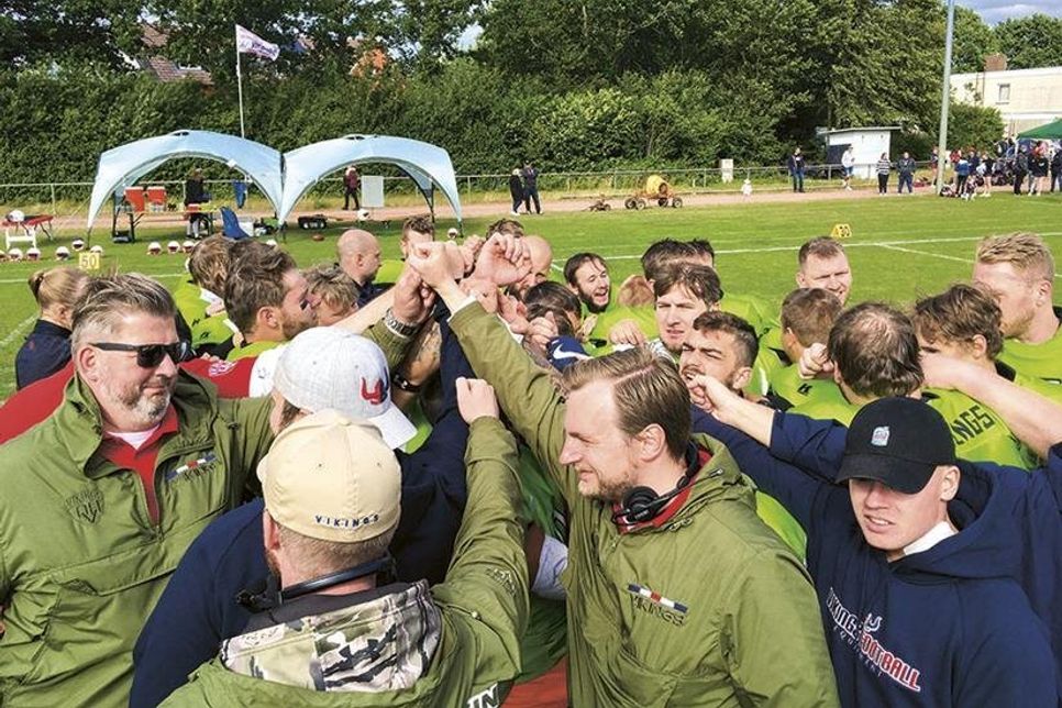 Freuen sich nach der Sommerpause auf die ersten Spiele: Die Ostholstein Vikings. (Foto: hfr)