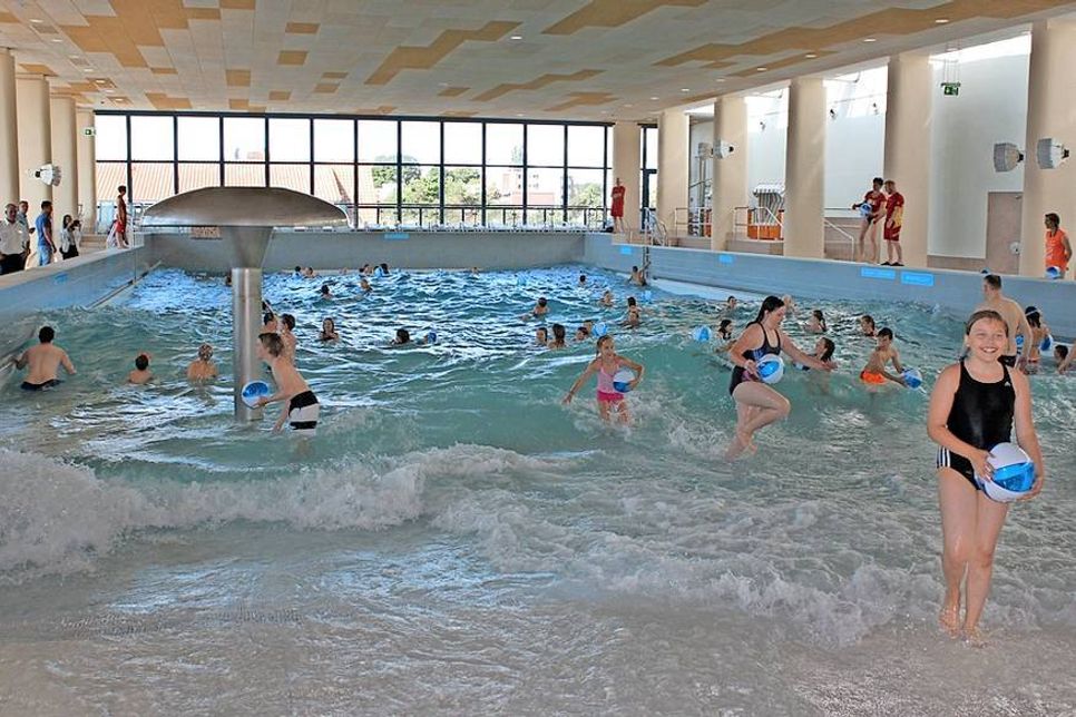 Seit Juli herrscht wieder Badevergnügen in den warmen Fluten des Meerwasserbades.