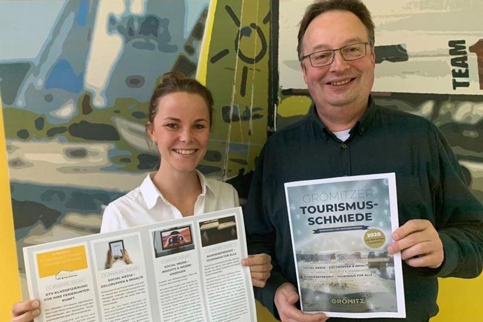 Jacqueline Felsmann und Olaf Wulf freuen sich auf die Workshops in 2020.